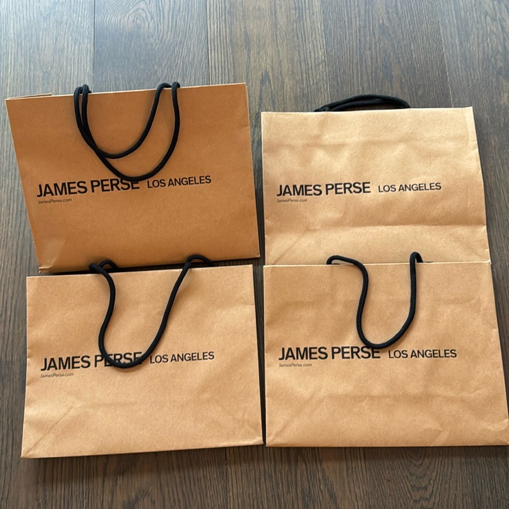 james perse shopping bags